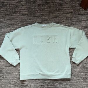 NASH Embossed Sweatshirt Size Small